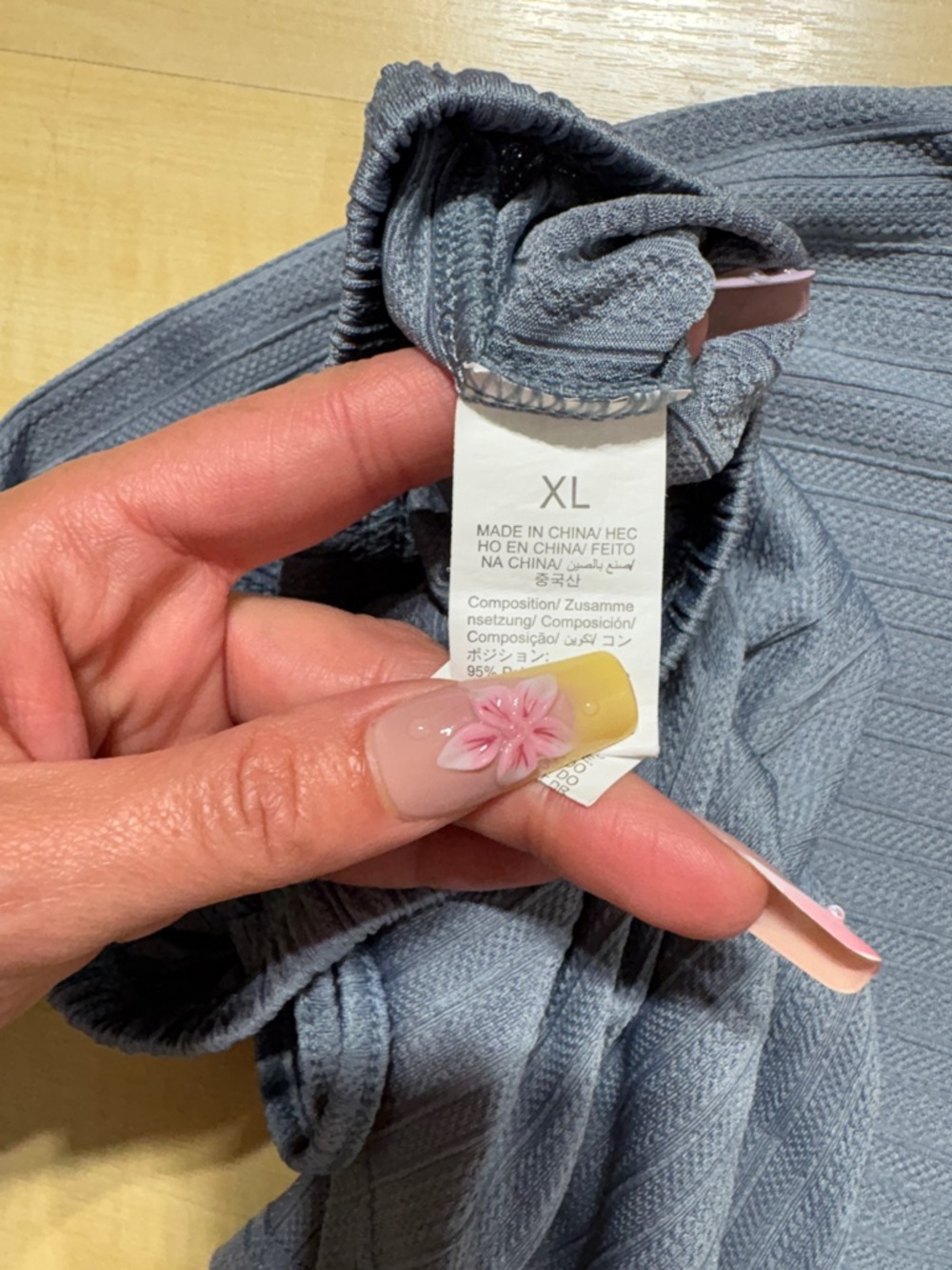 Women's Ribbed Lounge Shorts — Gray - Picture 5 of 5